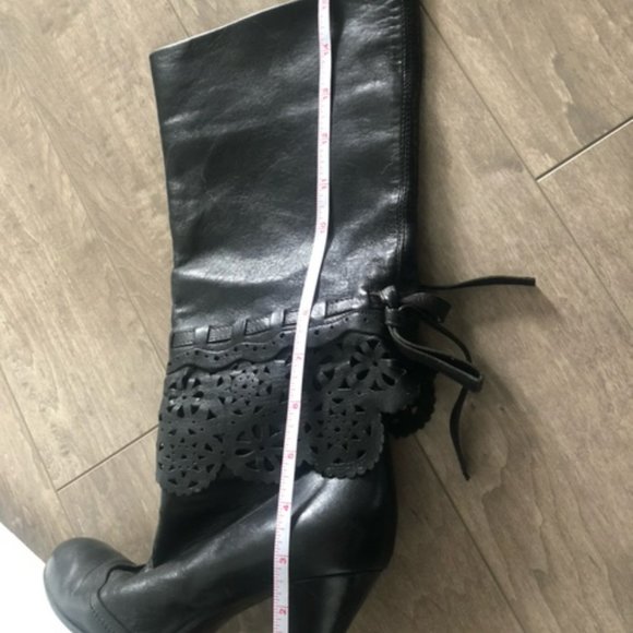 Italian Leather Knee High Boots - Picture 7 of 7